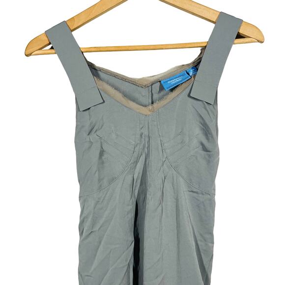 NEW! Simply Vera Tank Top Halter Fitted Gray - PS - Picture 2 of 5